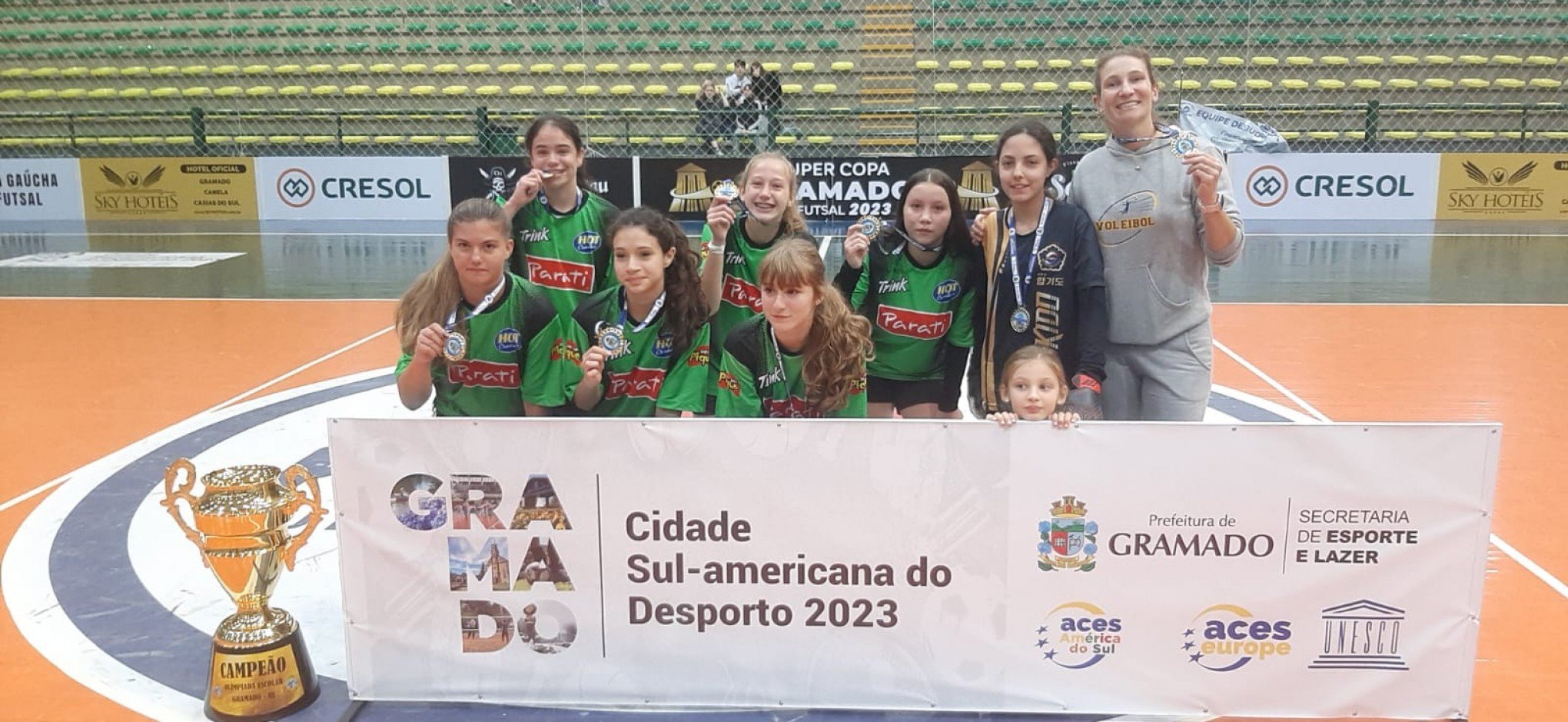 Jogos Escolares de Futsal de Gramado seguem até sexta-feira
