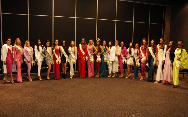 As 22 candidatas do Mis Universo RS 2023