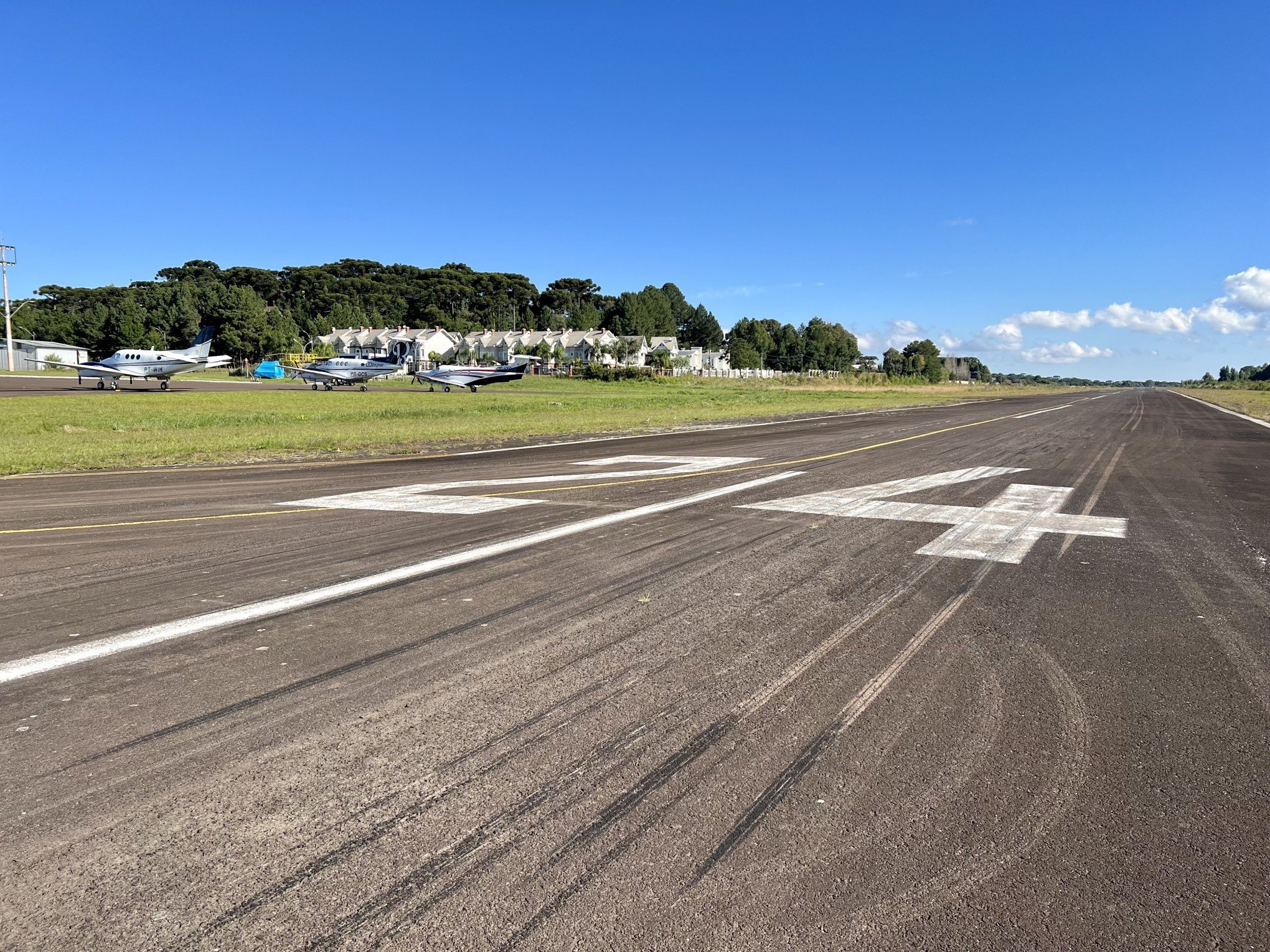 Aeroporto de Canela fecha para alargamento da pista; saiba até quando