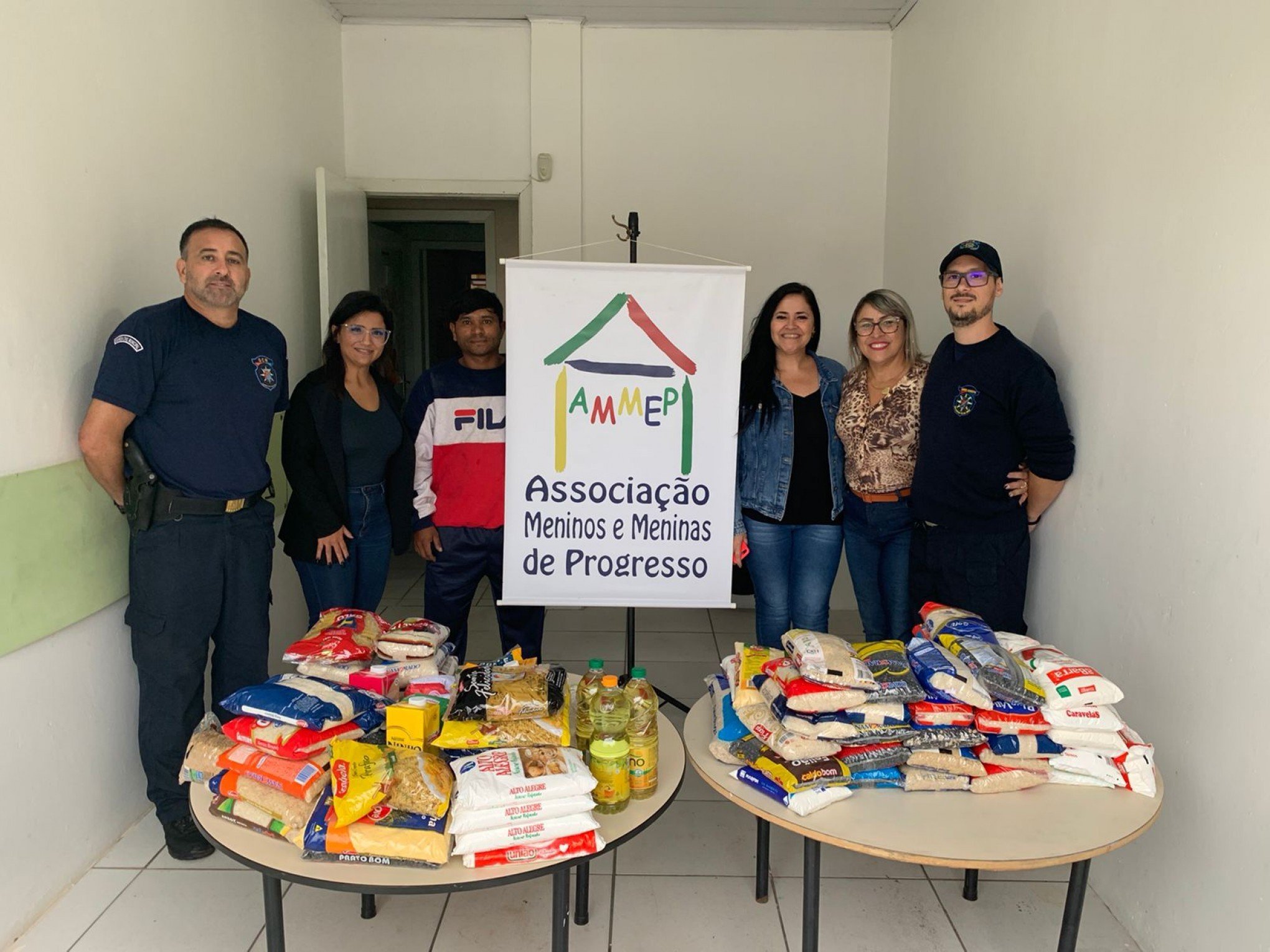Guarda Municipal entrega cerca de 400 quilos de alimentos arrecadados na GCM Run
