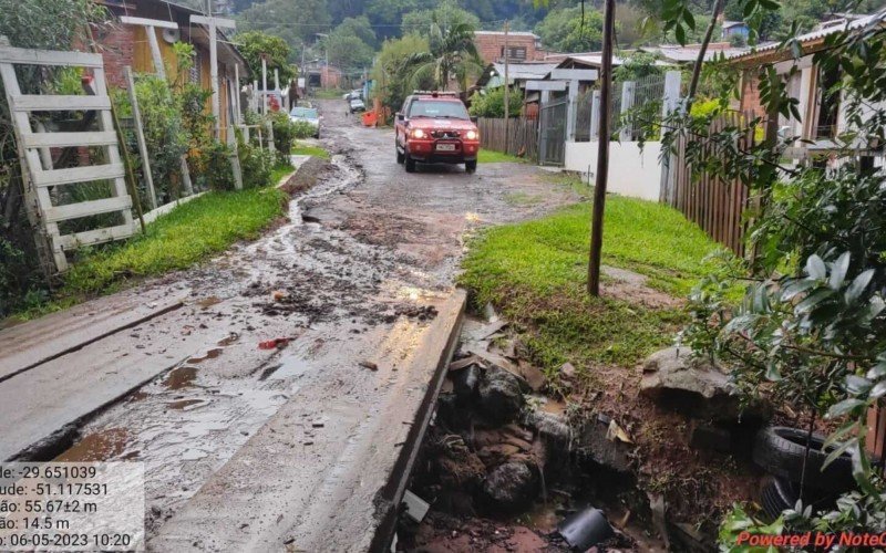 Equipe da Defesa Civil monitora solo de bairros de Novo Hamburgo