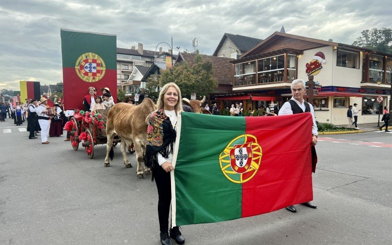 Desfile de Carretas Ã© uma das atraÃ§Ãµes da Festa da ColÃ´nia de Gramado