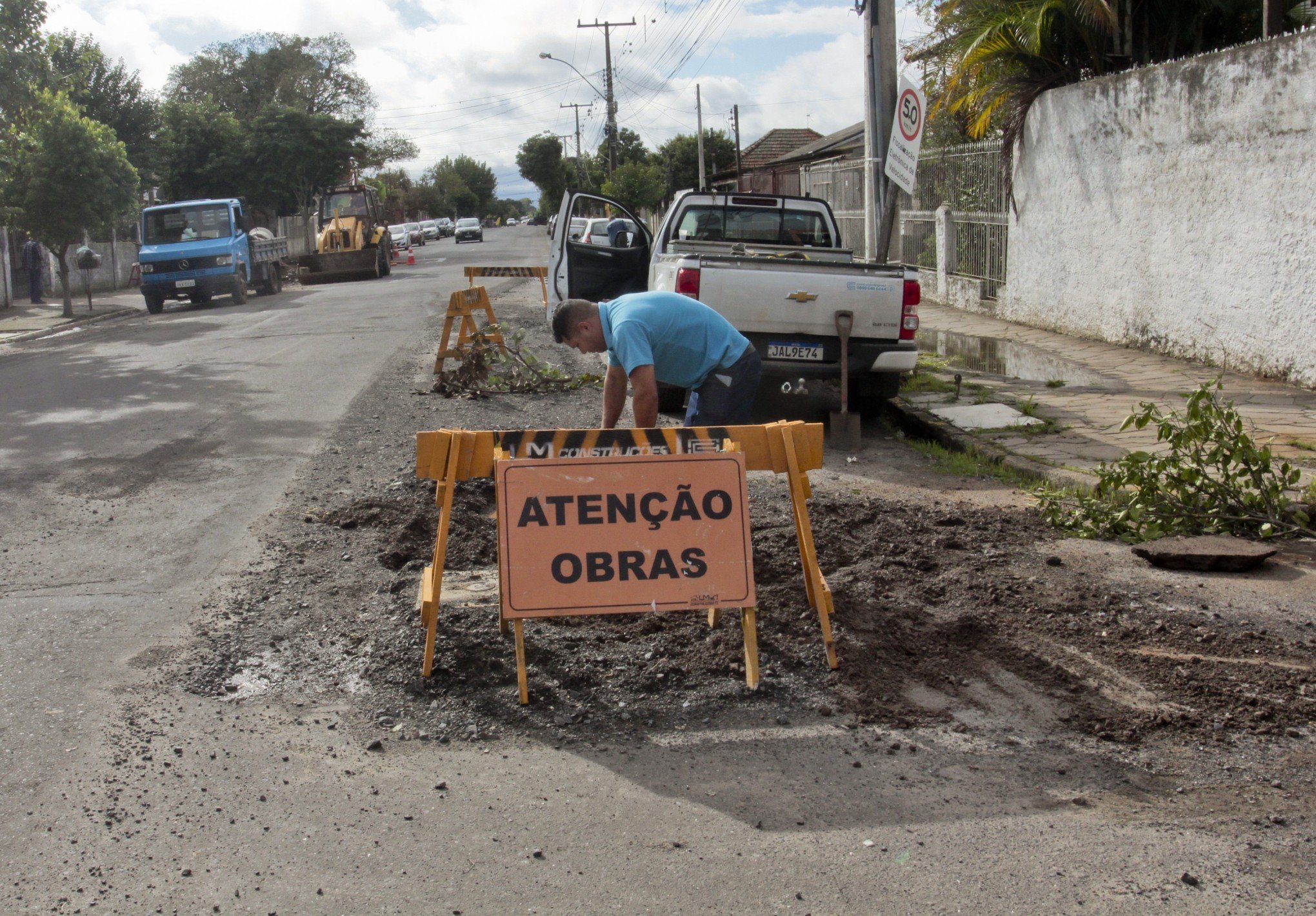 Obras da Corsan são embargadas pela Prefeitura de Canoas