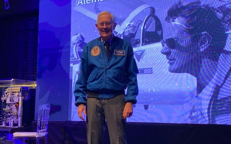 Como foi a visita do astronauta Charles Duke ao Parque da Nasa na Serra gaúcha