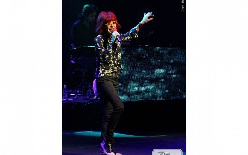 Rita Lee esteve no Vale do Sinos em 2011. Ao lado do filho e do marido, ela se apresentou no Teatro Feevale