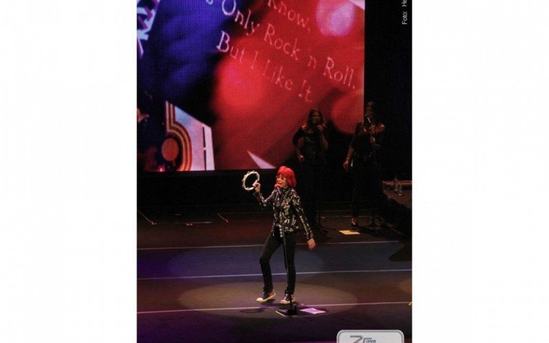 Rita Lee esteve no Vale do Sinos em 2011. Ao lado do filho e do marido, ela se apresentou no Teatro Feevale