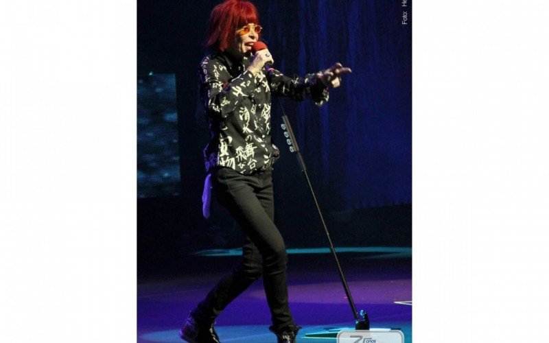 Rita Lee esteve no Vale do Sinos em 2011. Ao lado do filho e do marido, ela se apresentou no Teatro Feevale