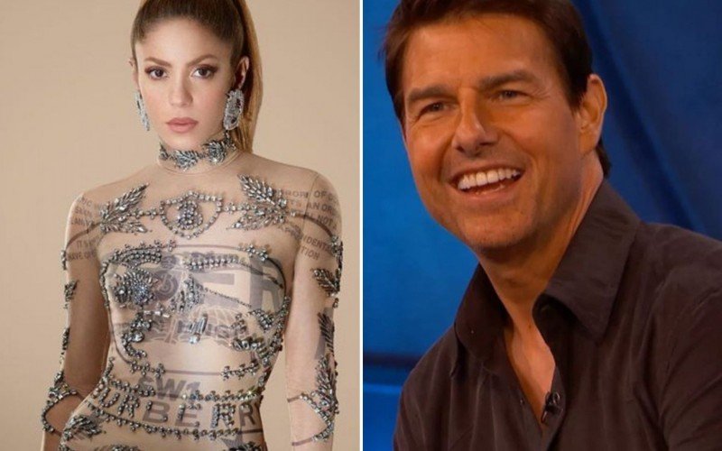 Shakira e Tom Cruise foram vistos juntos em corrida da Fórmula 1