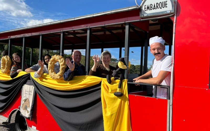 Trenzinho Rosquito serÃ¡ atraÃ§Ã£o na Feira do Mel, Rosca e Nata