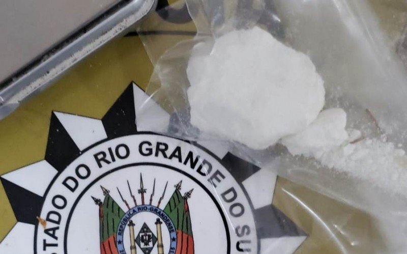 Drogas apreendidas no bairro São Lucas, em Canela