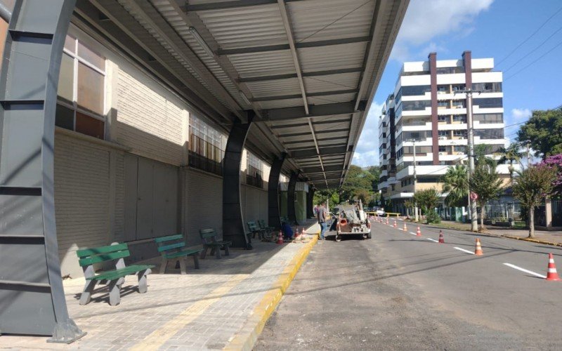 Terminal rodoviário fica na Rua Theodomiro Porto da Fonseca