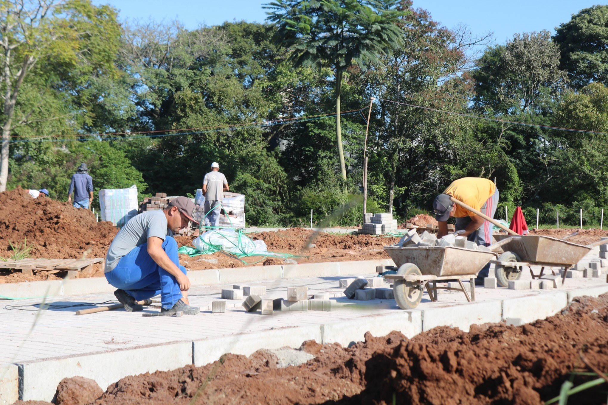 Obras do Novo Parcão em Campo Bom