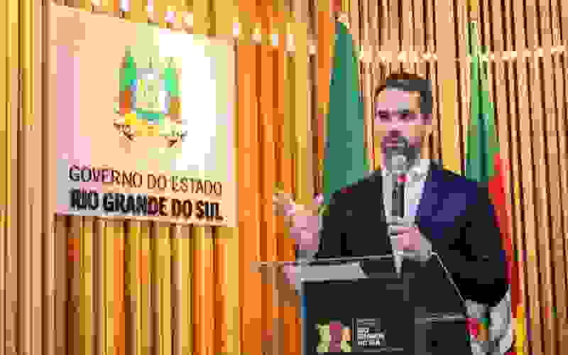 Governador Eduardo Leite ressaltou a importância do projeto contra a violência doméstica