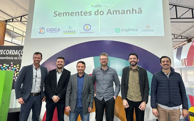 Lançamento do Sementes do Amanhã no Cidica em Canela