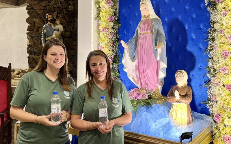 Tatiane e Mari são festeiras da 63ª romaria e festa em honra a Nossa Senhora de Caravaggio