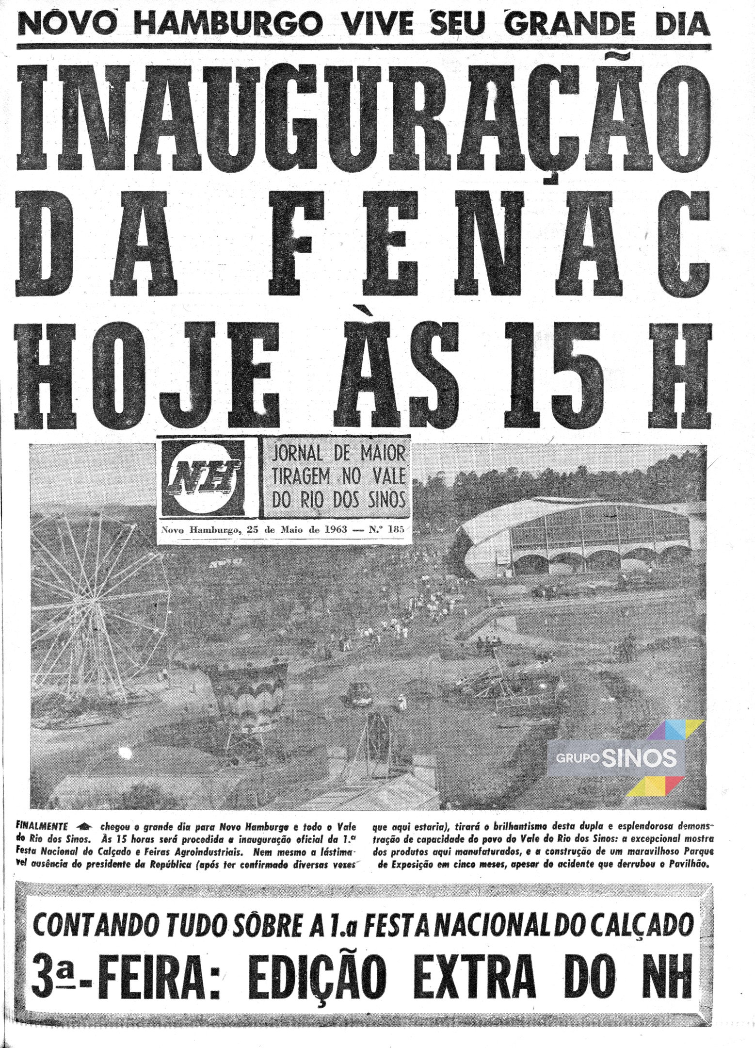 SETOR COUREIRO-CALÇADISTA: Há exatos 60 anos iniciava a primeira edição da Fenac, em Novo Hamburgo