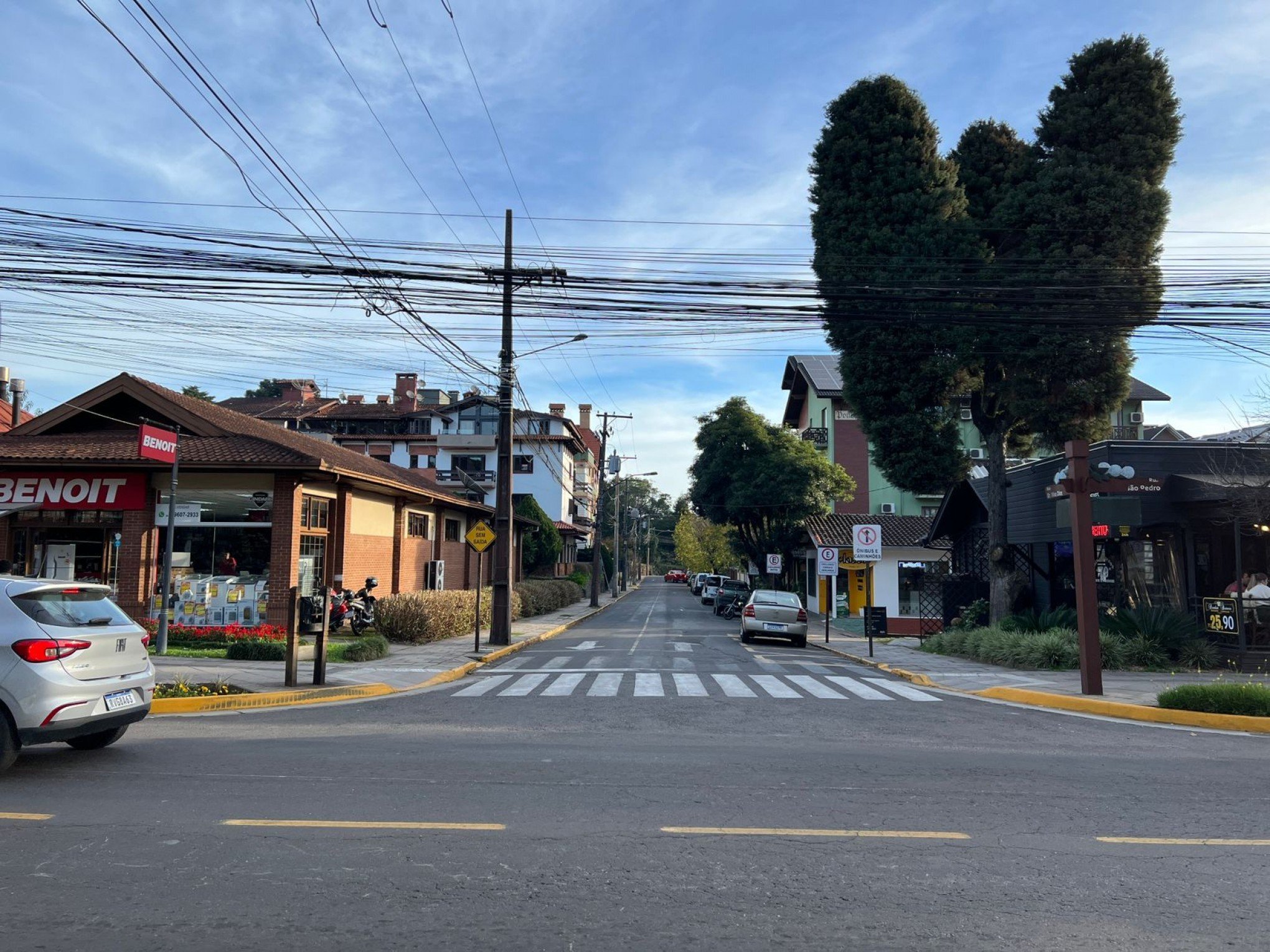 Rua da área central de Gramado terá bloqueio na segunda-feira