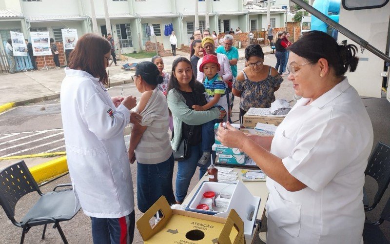 Teve unidade móvel na Martin Pilger, no Vila Nova