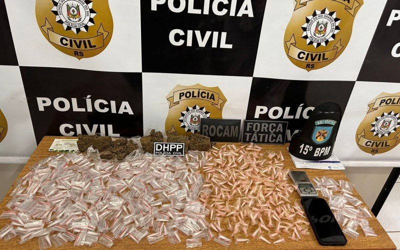 Apreensão de maconha e cocaína