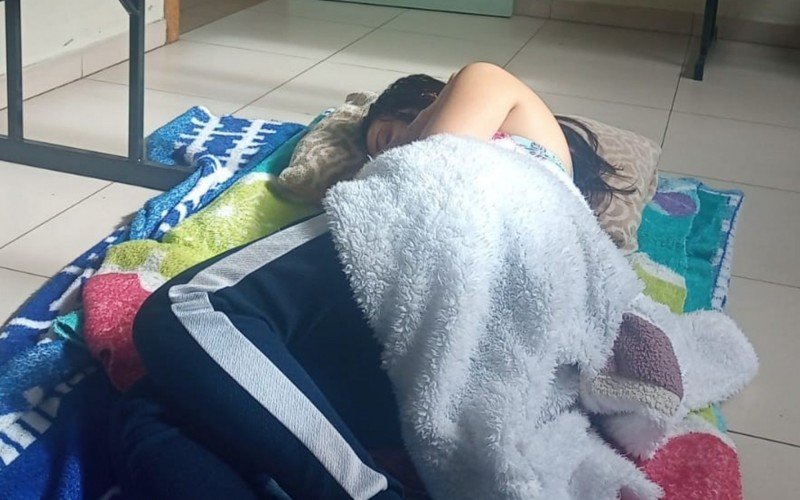 Tainá Correia esperou mais de 24 horas por um leito em Novo Hamburgo