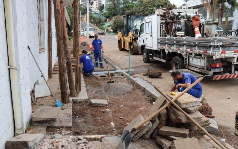 Obras no passeio pÃºblico estÃ£o em conclusÃ£o