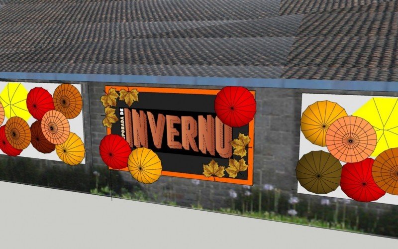 Projeto da decoraÃ§Ã£o da Temporada de Inverno em Canela 2023
