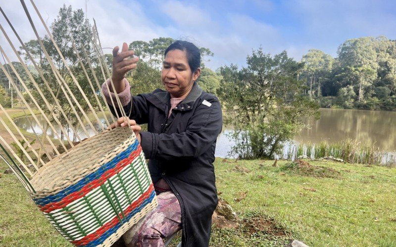 Indígenas vivem na Floresta Nacional de Canela