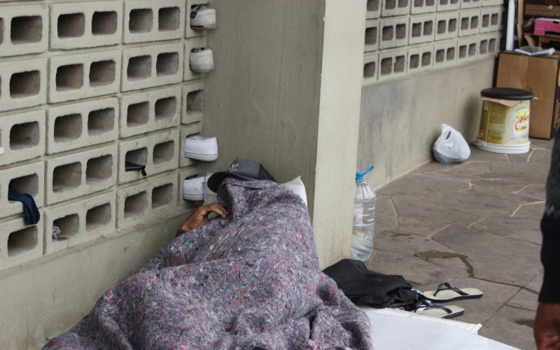 A população de moradores em situação de rua em Canoas é de cerca de 400 pessoas