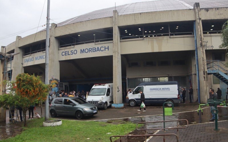 Ginásio Celso Morbach fica na Av. Dom João Becker, 313