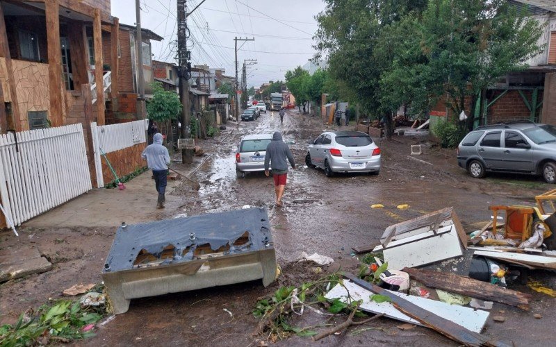 Santo Afonso é um dos bairros atingidos na cidade