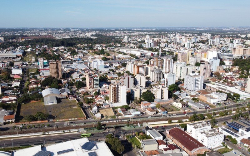 Vista áerea da região central de Canoas | Jornal NH