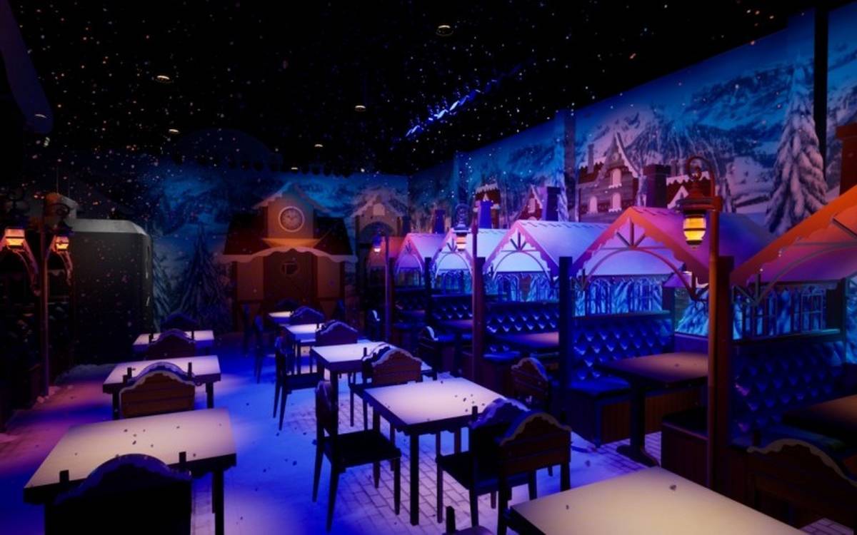 Inspirado nos Alpes Suíços, Gramado terá fondue temático com neve e cenários 3D 