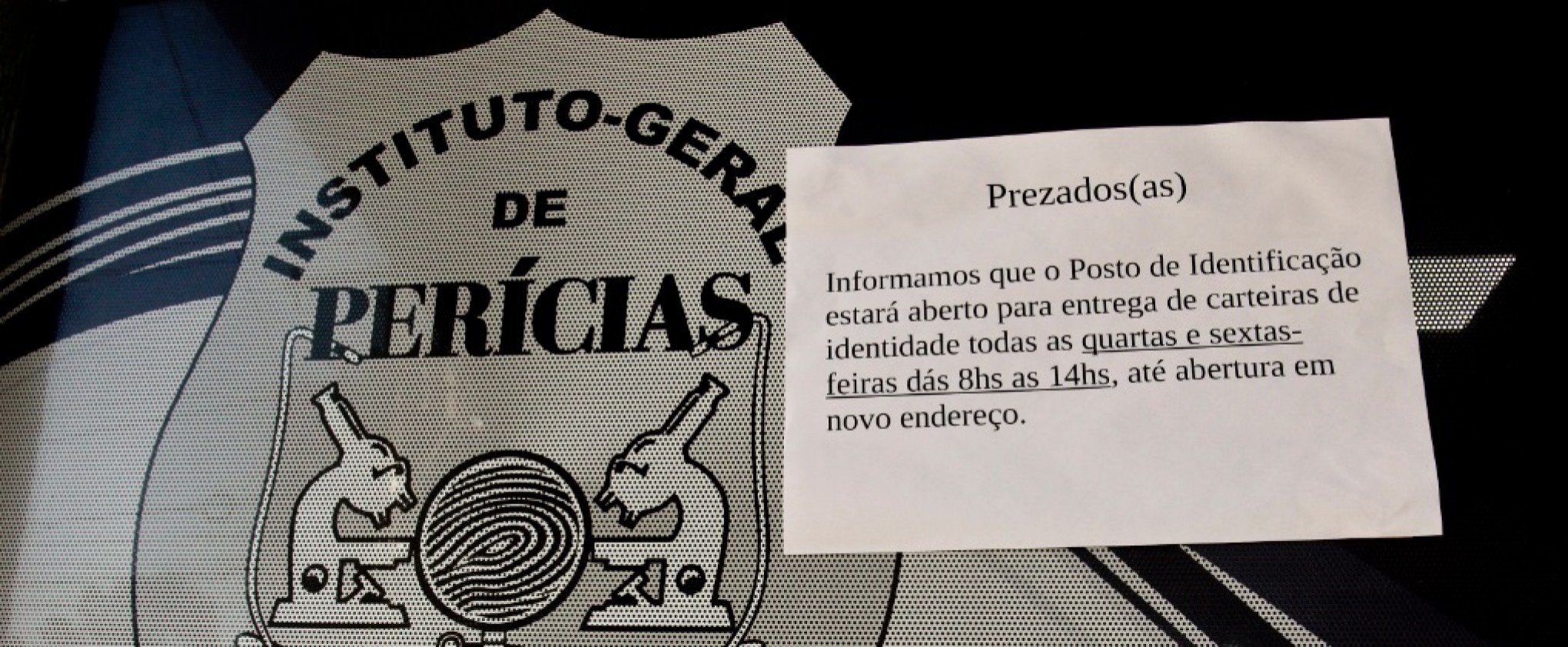 NOTA DO DEPARTAMENTO DE IDENTIFICAÇÃO DO IGP