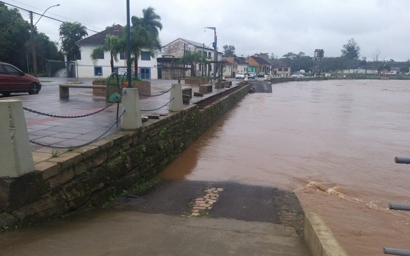 Orla do Rio Caí, no Centro de Montenegro | Jornal NH