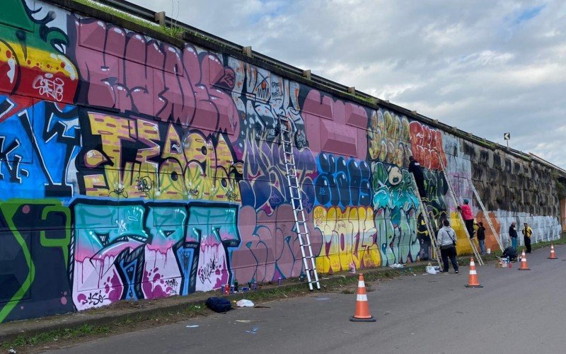 8Âª EdiÃ§Ã£o do South Kings dÃ¡ nova cara a viaduto em Sapiranga