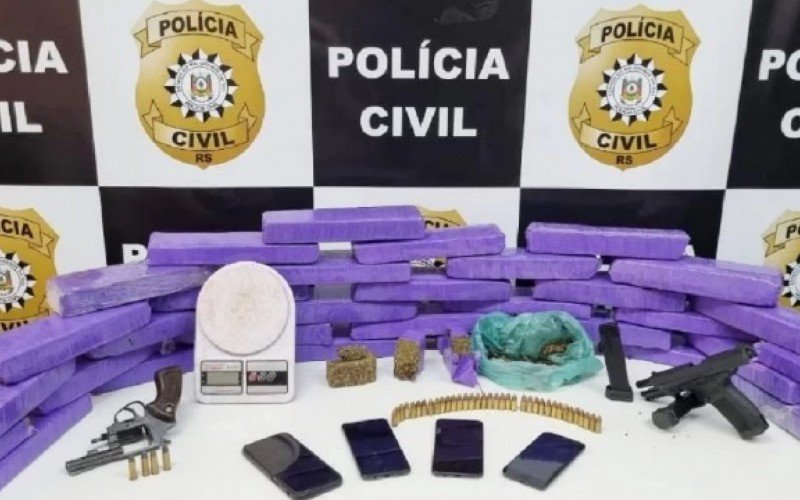 Polícia Civil apreendeu drogas em Canoas 