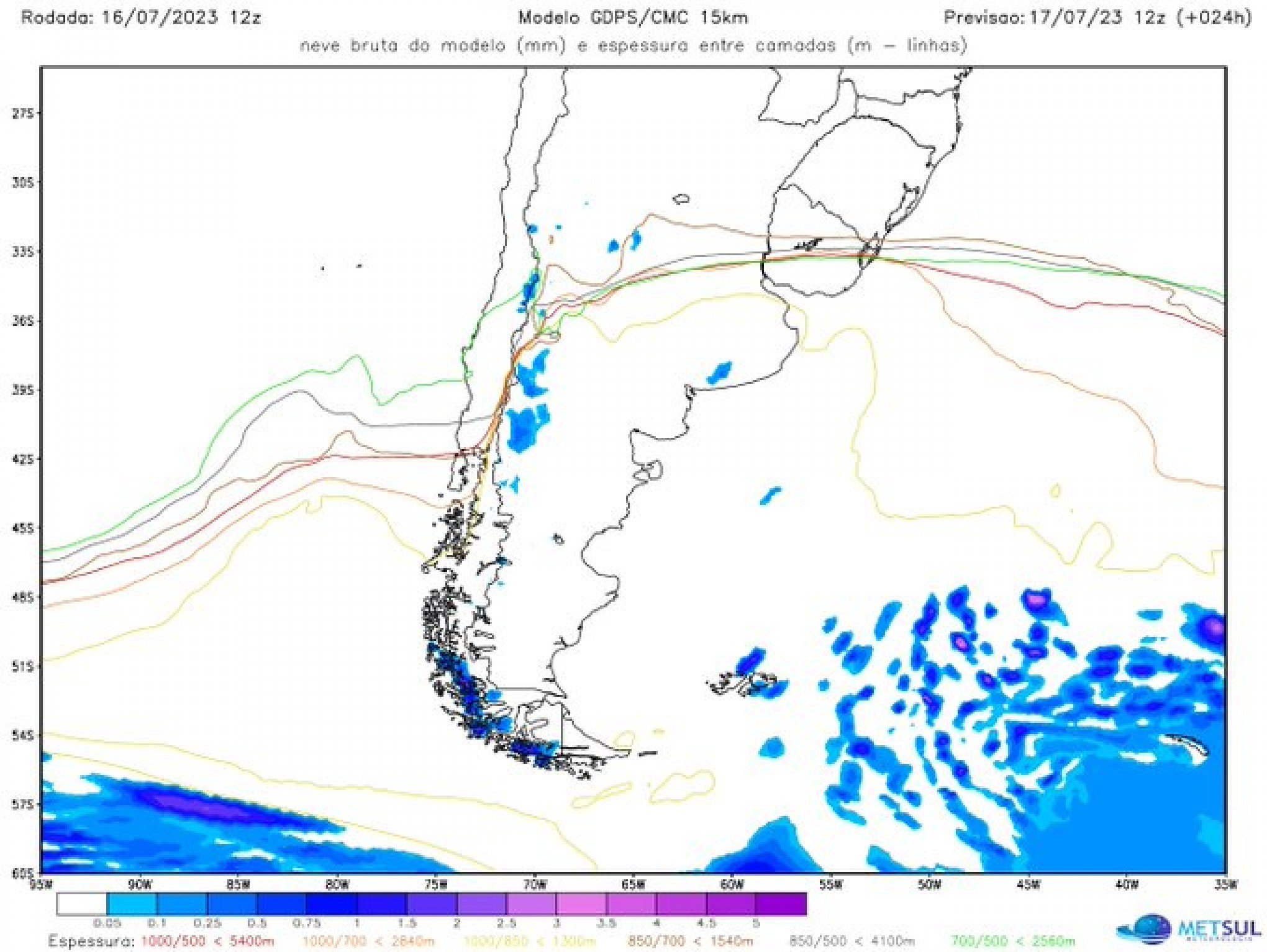 ALERTA DE NEVE: Meteorologia fala sobre possível precipitação invernal na Argentina