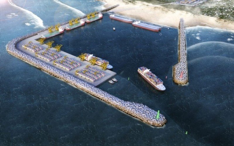 Porto meridional de Arroio do Sal está previsto para inaugurar só em 2026
