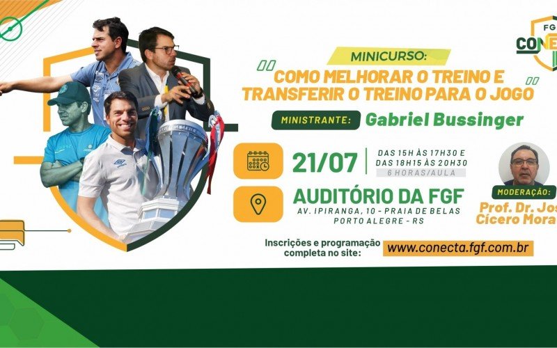 Evento acontece nesta sexta-feira (21) na sede da Federação Gaúcha de Futebol | Jornal NH