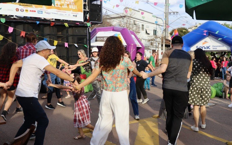 Agite NH levou diversÃ£o para o bairro Vila Rosa