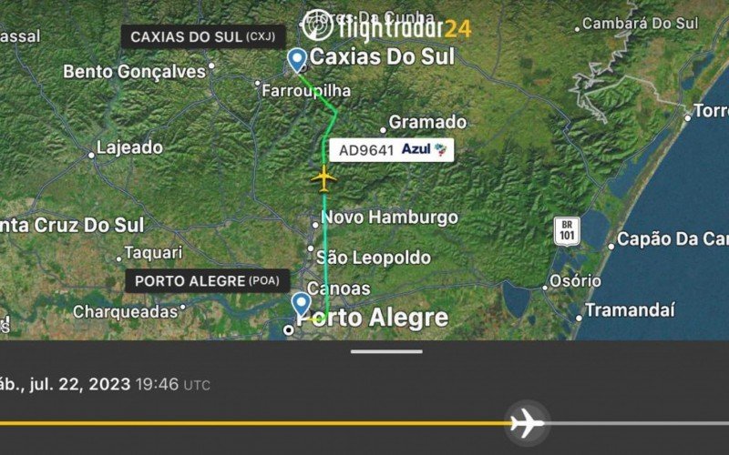 Avião entre Porto Alegre e Caxias do Sul durou poucos minutos | Jornal NH