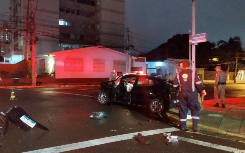 Acidente envolveu quatro veÃ­culos no PÃ¡tria Nova