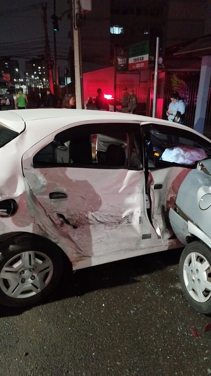 Acidente envolveu quatro veÃ­culos no PÃ¡tria Nova