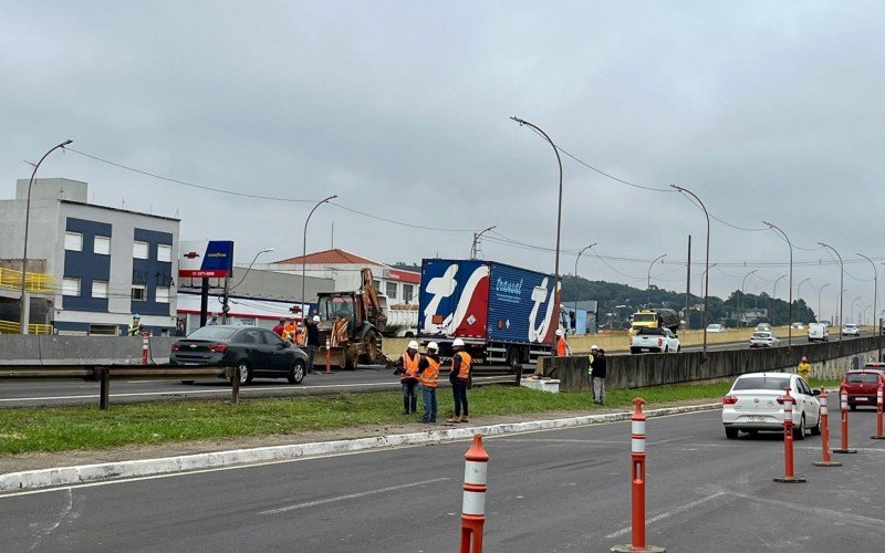 Na terça (25), bloqueio também ocorreu no local  | Jornal NH