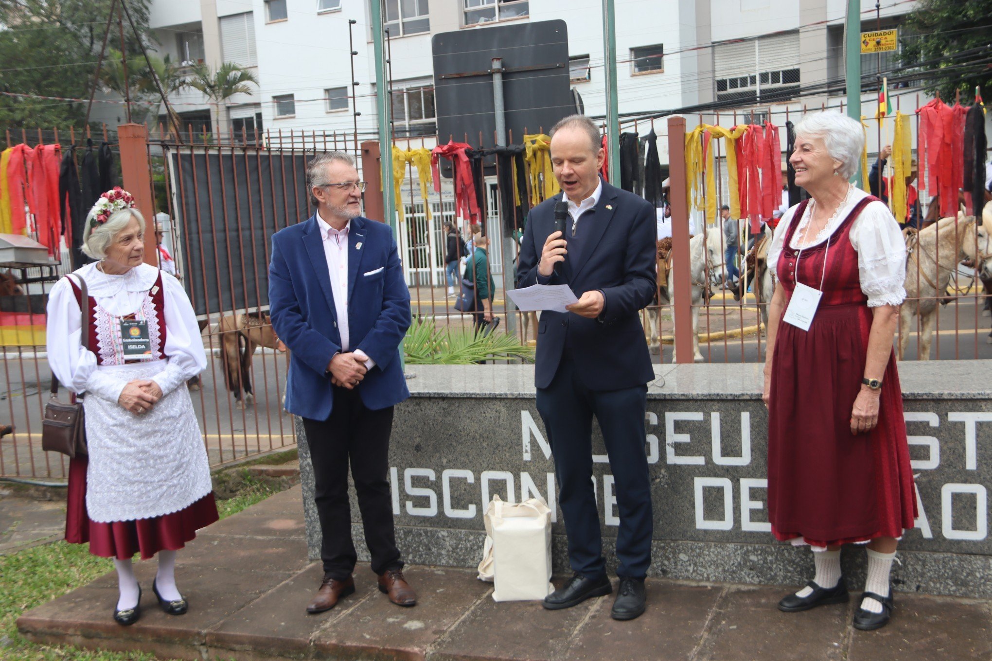 Einwanderungs Fest, a Festa da ImigraÃ§Ã£o, ocorreu no Museu HistÃ³rico Visconde de SÃ£o Leopoldo