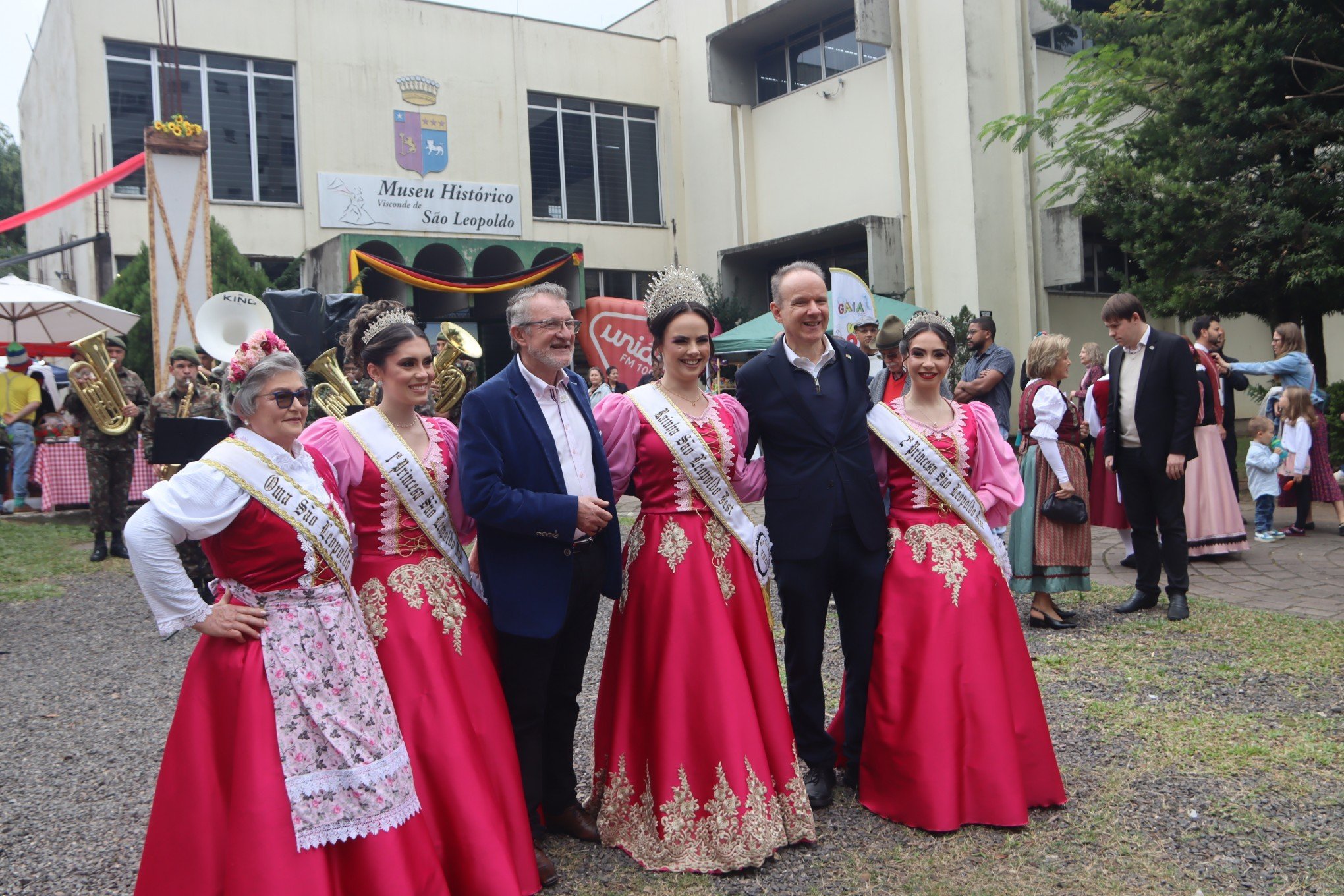 Einwanderungs Fest, a Festa da ImigraÃ§Ã£o, ocorreu no Museu HistÃ³rico Visconde de SÃ£o Leopoldo