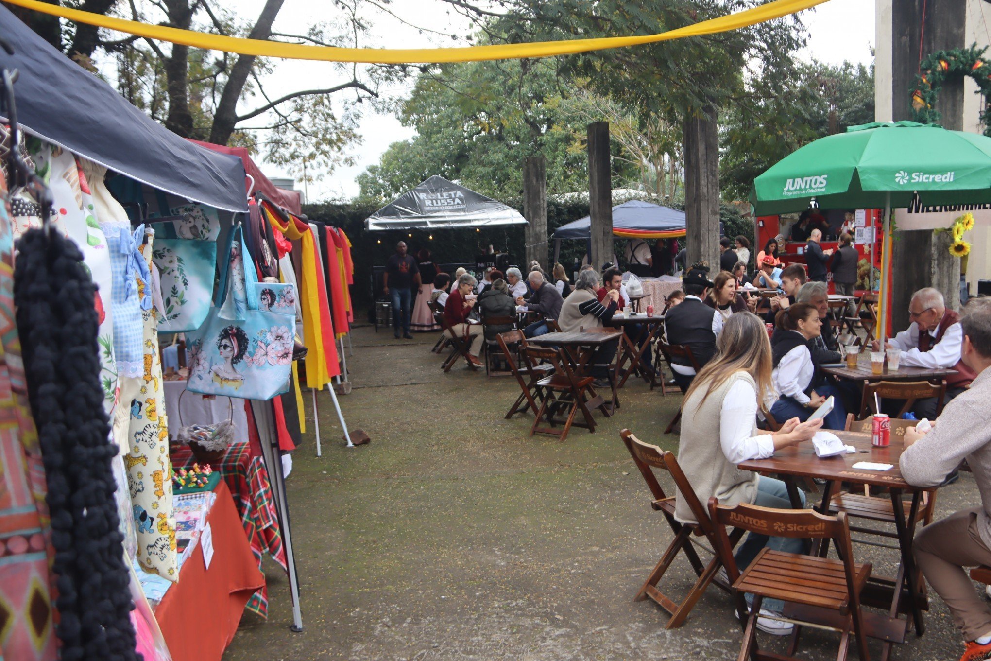 Einwanderungs Fest, a Festa da ImigraÃ§Ã£o, ocorreu no Museu HistÃ³rico Visconde de SÃ£o Leopoldo