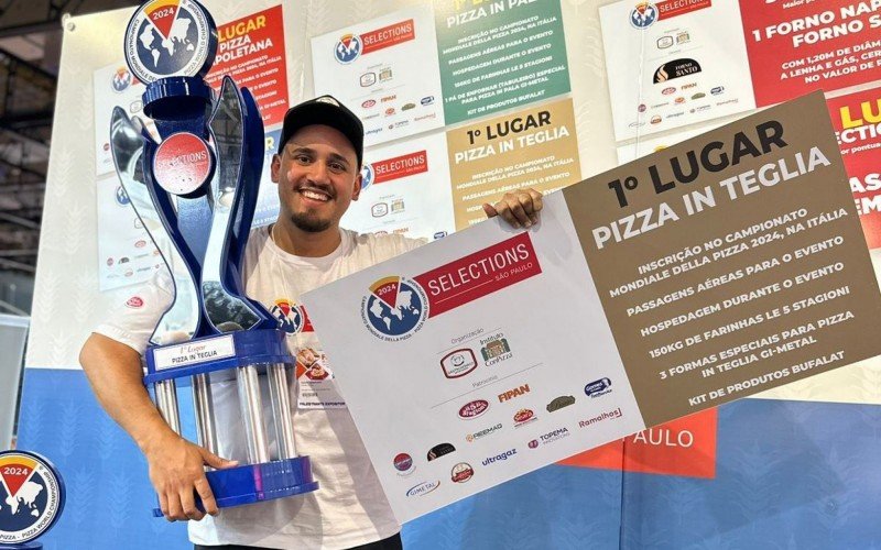 Igor Cândido garantiu duas vagas para o mundial de pizzas