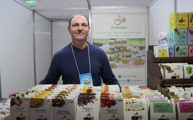 Roberto Rohr expõe produtos orgânicos em feiras, como a Rural Fest  e a Expointer | Jornal NH