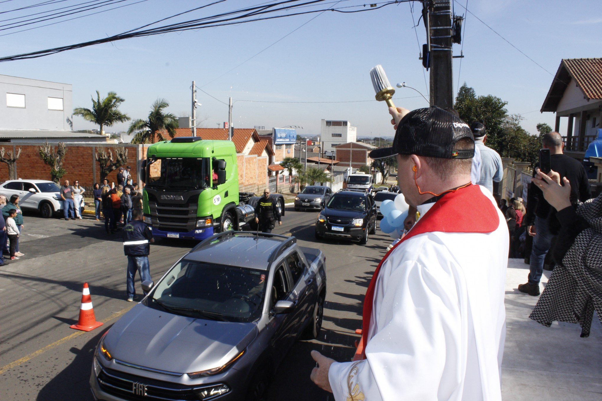 SÃO CRISTÓVÃO: Procissão em homenagem a santo padroeiro reúne milhares de motoristas em Canoas